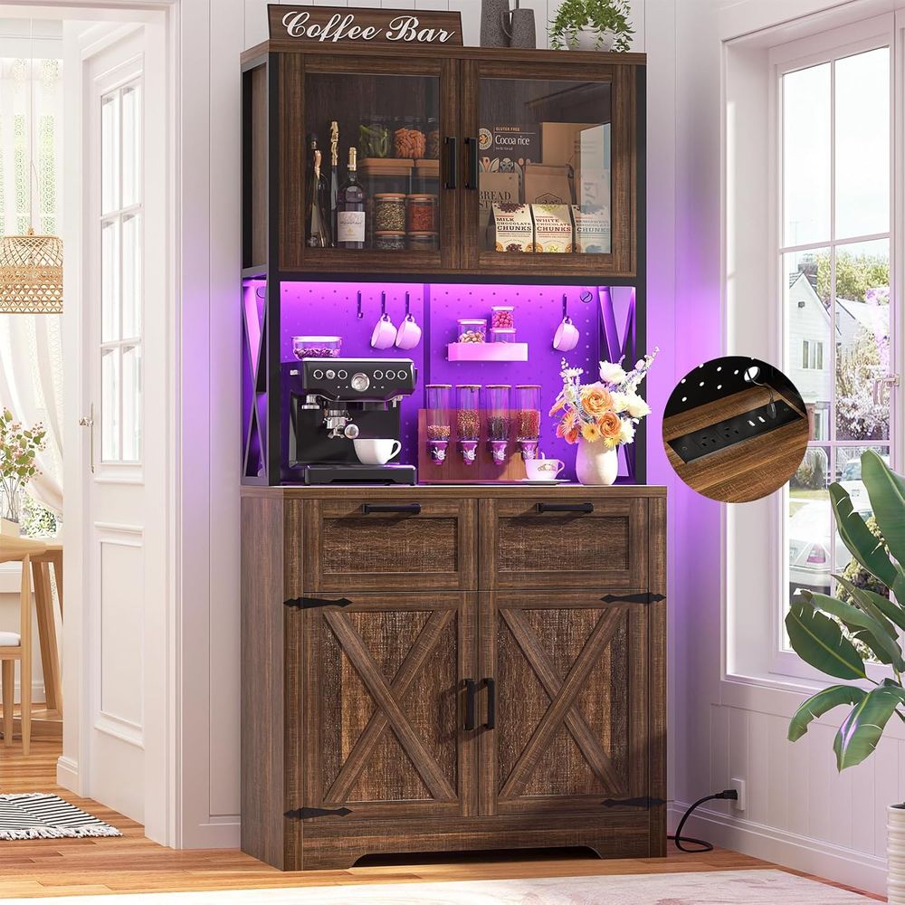 71인치 LED 조명 및 콘센트가 있는 주방 팬트리 캐 - Kitchen 리뷰 및 가격