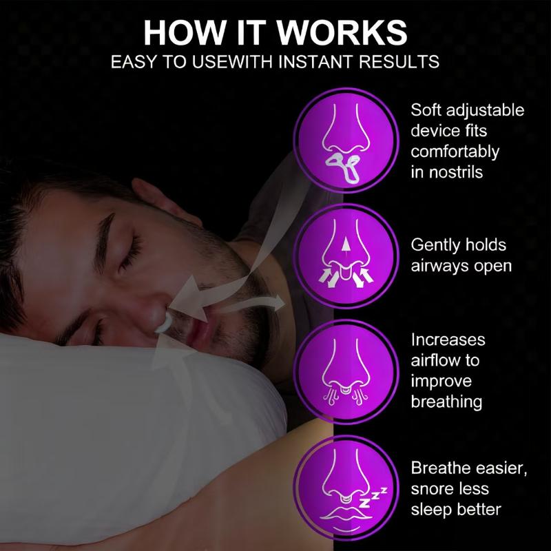 【3가지 사이즈의 실리콘 코골이 방지 코 클립, 탄력  - Anti Snore Contour Pillow 리뷰 및 가격