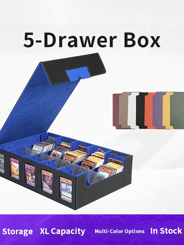 다중 수납공간 PU 가죽 TCG 카드 보관함, 투명창이 - Storage & Organization 리뷰 및 가격