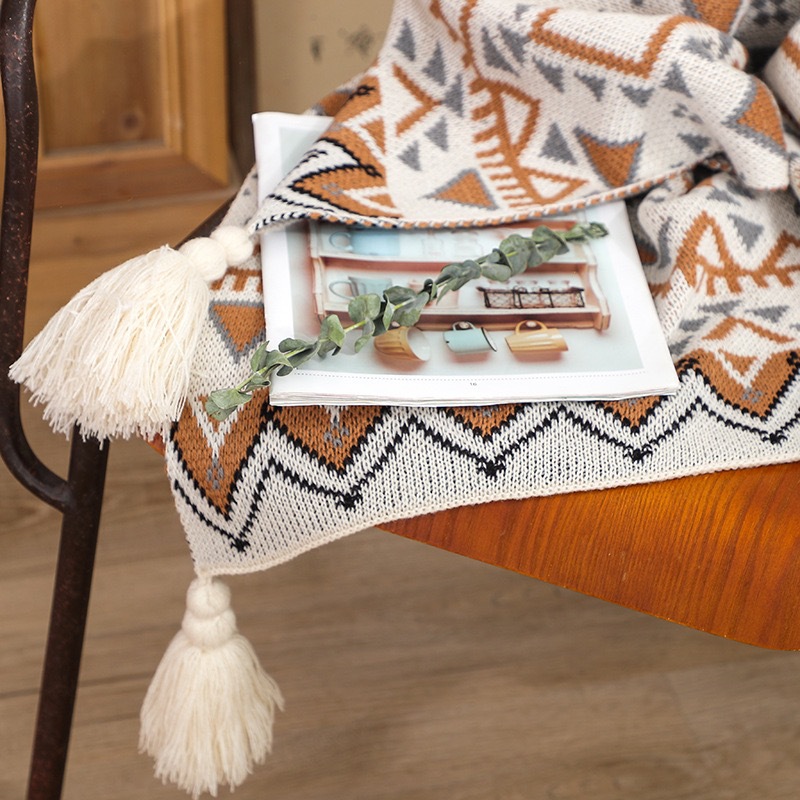 보헤미안 남서부 스타일 프린지 담요, 사막의 태양빛,  - Boho Throw Blanket Fringe 리뷰 및 가격